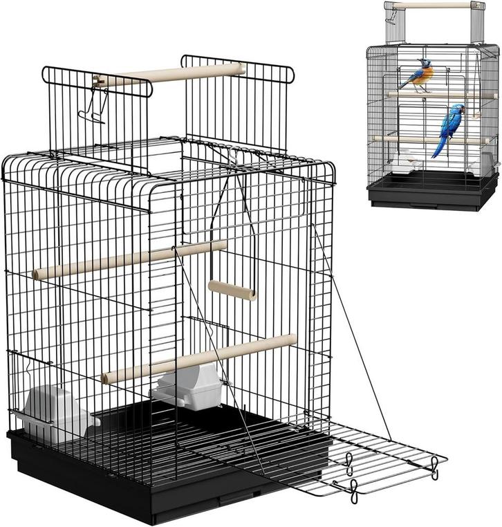 Vogelkooi voor binnen - Vogel kooi parkiet - 40x40 cm - Zwar, Dieren en Toebehoren, Overige Dieren-accessoires, Verzenden