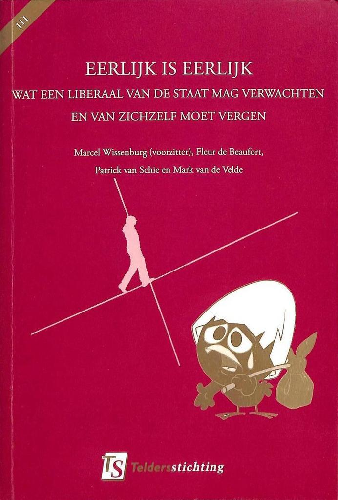 Eerlijk is eerlijk. Wat een liberaal van de staat mag, Boeken, Filosofie, Gelezen, Verzenden