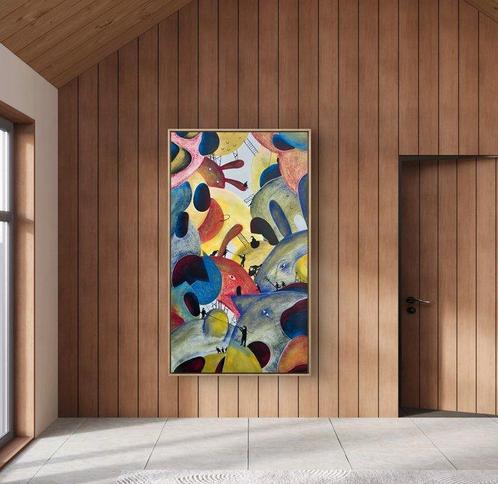HÄKKI - They Were Here - XXXL - NO RESERVE, Antiek en Kunst, Kunst | Schilderijen | Modern