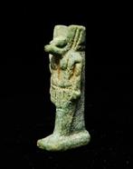 Oud-Egyptisch - Groot amulet van Anubis met turquoise