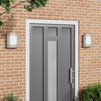 vidaXL Buitenwandlamp 2 pcs Zilver 23.5 x 9 x 26 cm RVS en, Huis en Inrichting, Verzenden, Nieuw