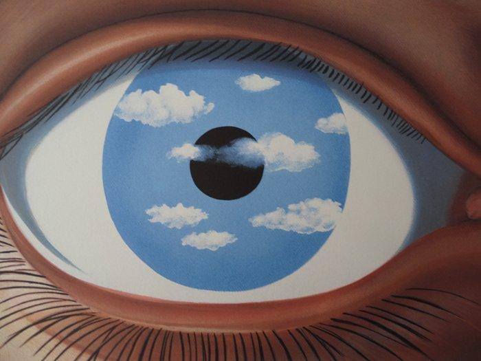 René Magritte (1898-1967), (d´apres) - Le Faux Miroi, Antiek en Kunst, Antiek | Overige Antiek