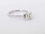 Bague de fiançailles - 18 carats Or blanc - 1.04ct. tw.