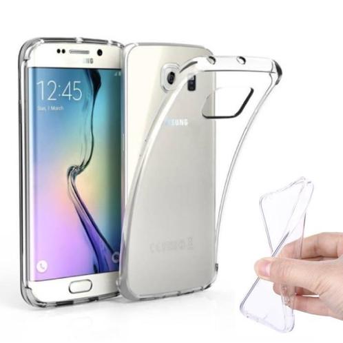 Samsung Galaxy S6 Edge Transparant Clear Case Cover Silicone, Telecommunicatie, Mobiele telefoons | Hoesjes en Screenprotectors | Samsung