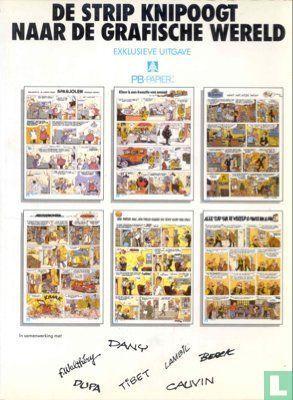 Blauwbloezen, De - De strip knipoogt naar de grafische we..., Boeken, Stripverhalen, Zo goed als nieuw, Eén stripboek, Verzenden