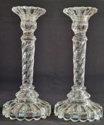 Kandelaar (2) - Glas - Art-Deco kandelaars, Antiek en Kunst