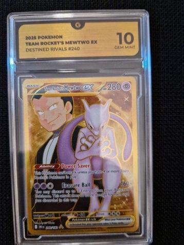 Pokémon - 1 Graded card - Mewtwo 240 First edition, Foil, beschikbaar voor biedingen