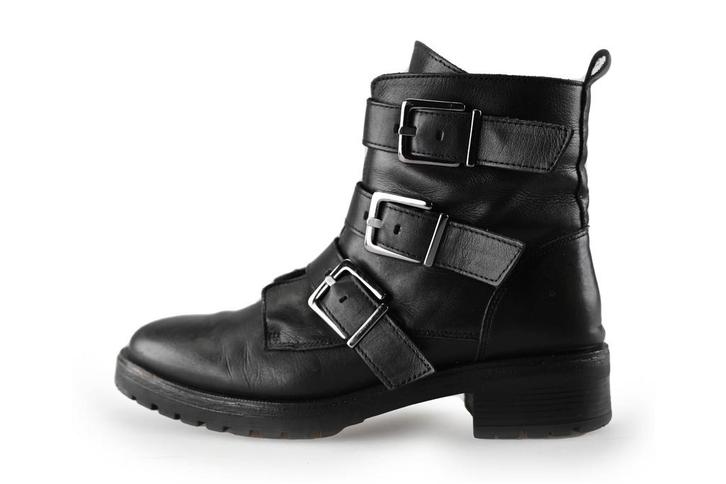 Manfield Biker boots in maat 41 Zwart | 20% korting, Kleding | Dames, Schoenen, Zwart, Gedragen, Overige typen, Verzenden
