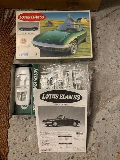 Gunze Sangyo 1:24 - Modelbouwdoos - Lotus Elan S3, Hobby en Vrije tijd, Modelauto's | 1:5 tot 1:12