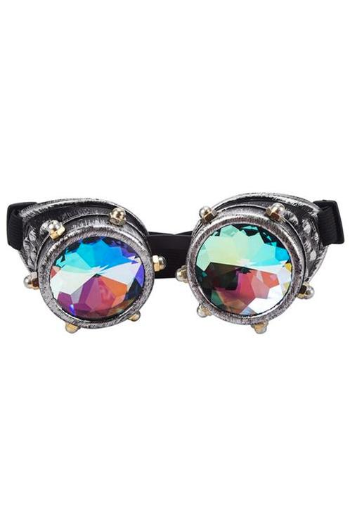 Goggles Steampunk Bril Studs Oud Zilver Montuur Caleidoscoop, Vêtements | Femmes, Costumes de carnaval & Vêtements de fête, Enlèvement ou Envoi