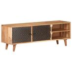vidaXL Tv-meubel 115x30x39 cm massief acaciahout, Huis en Inrichting, Kasten |Televisiemeubels, Verzenden, Nieuw
