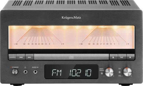 Krüger&Matz KM1995-A Klasse A versterker met DAB+, USB, B.., Audio, Tv en Foto, Versterkers en Ontvangers, Nieuw, Verzenden