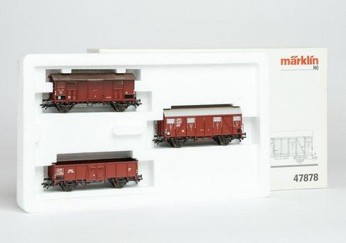 Märklin H0 - 47878 - Modeltrein goederenwagon (3) -, Hobby en Vrije tijd, Modeltreinen | H0
