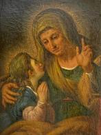 Scuola italiana (XIX) - SantAnna con Madonna bambina