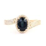 Zonder Minimumprijs - Ring - 14 karaat Geel goud -  1.94ct., Handtassen en Accessoires, Ringen, Nieuw