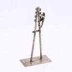 NO RESERVE - J. Niekerk - Hoogwerker - Figurine - Argent 835