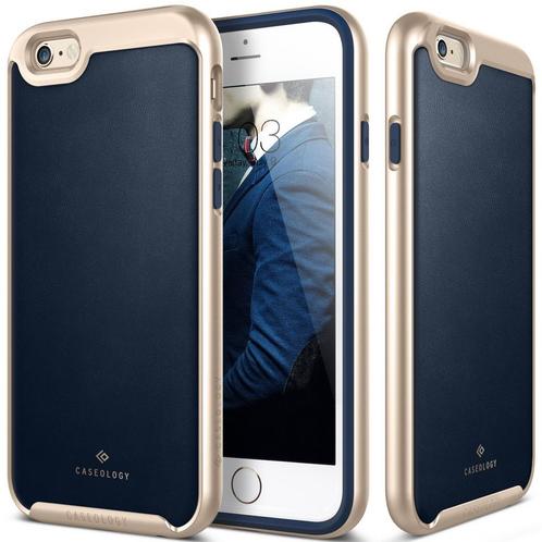 Caseology Envoy Series iPhone 6S Plus / 6 Plus Leather Navy, Telecommunicatie, Mobiele telefoons | Hoesjes en Screenprotectors | Apple iPhone