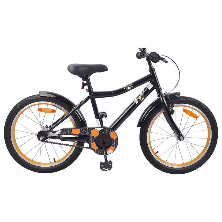 vidaXL Kinderfiets 20 Inch voor 6-11 jaar oud Zwart, Fietsen en Brommers, Fietsen | Racefietsen, Nieuw, Verzenden