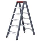 Altrex dubbele trapladder Falco 2×6 treden, Doe-het-zelf en Bouw, Ladders en Trappen, Ophalen of Verzenden, Nieuw, Trap, Minder dan 2 meter
