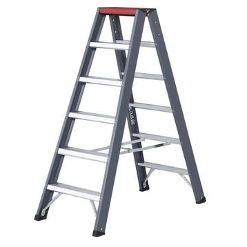 Altrex dubbele trapladder Falco 2×6 treden, Ophalen of Verzenden, Trap