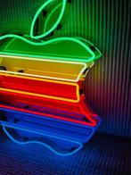 Apple - Enseigne lumineuse au néon - Verre soufflé