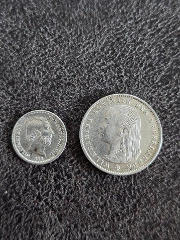 Pays-Bas. Lotje 5 Cents 1863 / 25 Cents 1897 / 10 Gulden beschikbaar voor biedingen