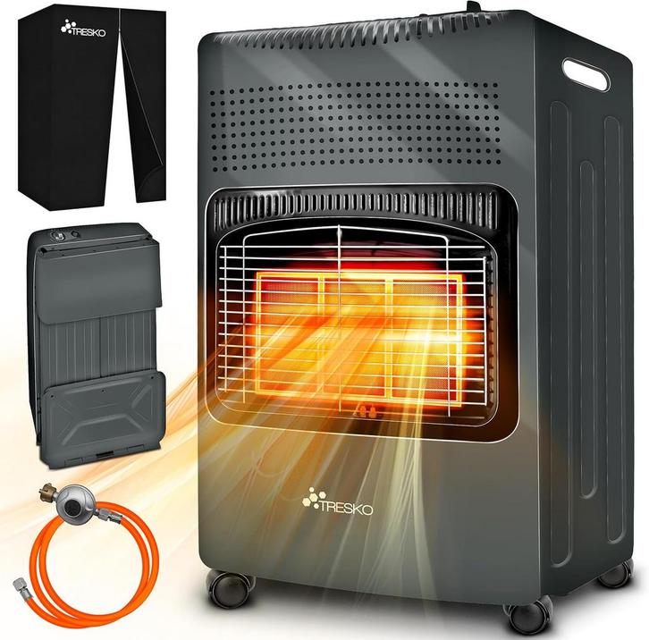 Gaskachel - Gasverwarming - 4200W - incl. Gasdrukregelaar en, Doe-het-zelf en Bouw, Verwarming en Radiatoren, Nieuw, Verzenden