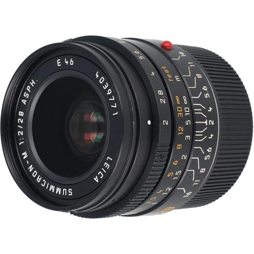Leica 11604 Summicron-M 28mm F/2  ASPH. noir | Tweedehands, Audio, Tv en Foto, Foto | Lenzen en Objectieven, Ophalen of Verzenden