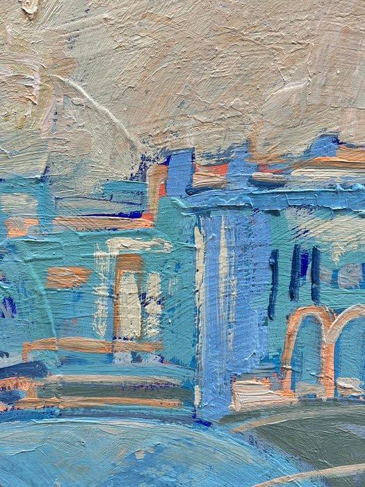 M. BURGAZ - Las Ventas, Antiek en Kunst, Kunst | Schilderijen | Modern