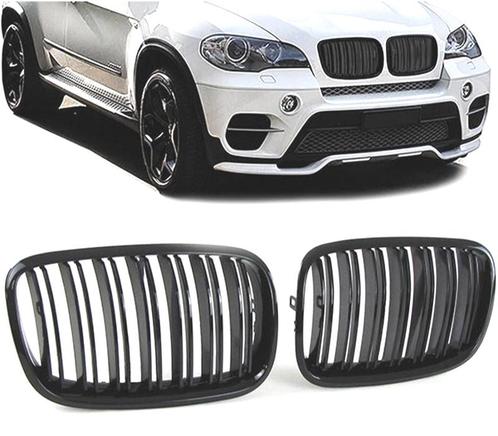 CALANDRE BMW X5 X6 E70 E71 07-14 LOOK M NOIR BRILLANT, Auto-onderdelen, Carrosserie, Verzenden