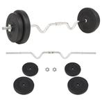 vidaXL Halterset 30 kg, Verzenden, Nieuw