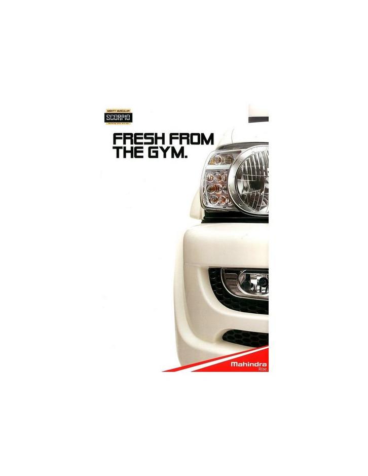 2014 MAHINDRA SCORPIO BROCHURE ENGELS, Boeken, Auto's | Folders en Tijdschriften