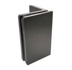 Glasklem Porto Premium glas/wand 90° - GunMetal, Doe-het-zelf en Bouw, Verzenden, Nieuw