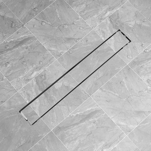 vidaXL Drain de douche linéaire 830 x 140mm Acier, Bricolage & Construction, Sanitaire, Neuf, Envoi