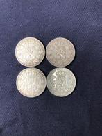 België. Leopold II. 5 Francs 4 stuks 1873/1874 (Zonder