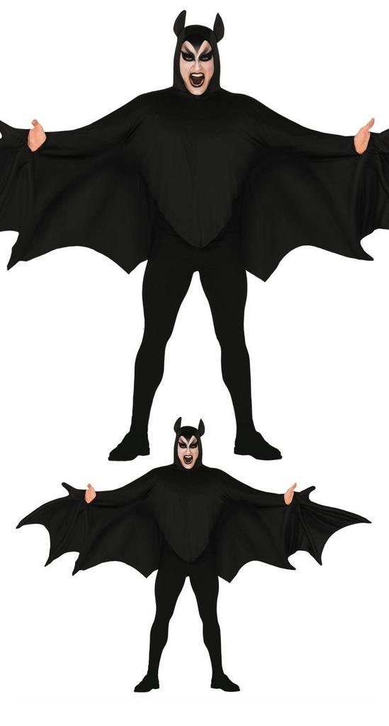Vleermuis Halloween Kostuum Met vleugels L, Hobby en Vrije tijd, Feestartikelen, Nieuw, Verzenden