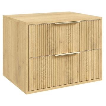 Wastafelkast Rimini 60 cm - Eiken -  Badmeubel met Lades beschikbaar voor biedingen