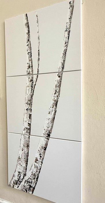 Andrea Imwiehe - In gentle closeness Triptychon XXL, Antiek en Kunst, Kunst | Schilderijen | Modern