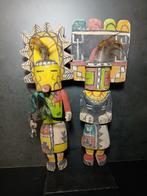 2 poppen in de kachina hopi-stijl (Zonder Minimumprijs)