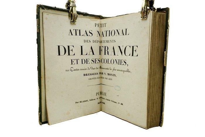 V. Monin - Petit Atlas National des Départements de la, Antiek en Kunst, Antiek | Boeken en Manuscripten