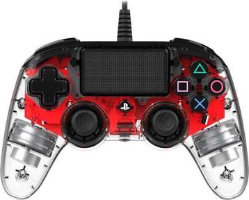 Bigben Nacon Wired Illuminated Compact Controller-Rood, Ophalen of Verzenden