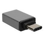 USB 3.1 Type C naar USB 3.0 OTG Adapter - Grijs, Verzenden