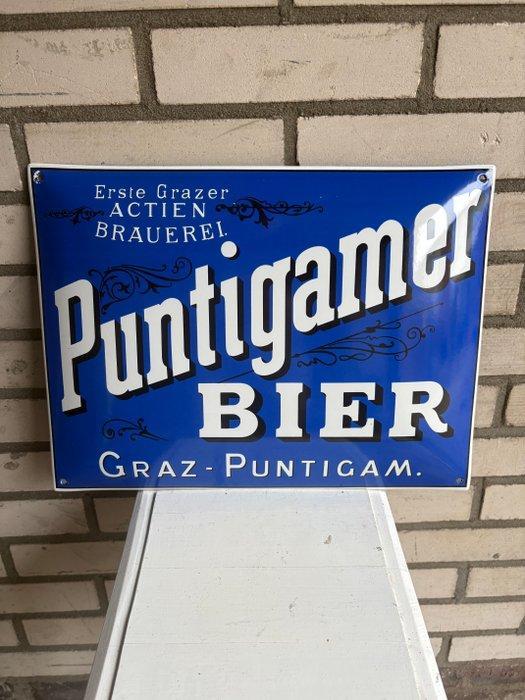Schitterend Puntigamer Bier emaille bord van de beroemde, Antiquités & Art, Antiquités | Assiettes décoratives & Carrelages