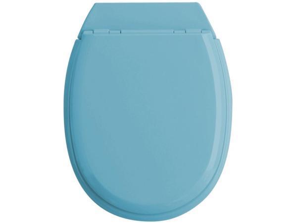 Veiling - Allibert wc-bril ATLAS - geperst hout - afklikbaar, Maison & Meubles, Salle de bain | Meubles de Salle de bain