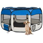 vidaXL Parc pliable pour chien avec sac de transport, Verzenden, Neuf