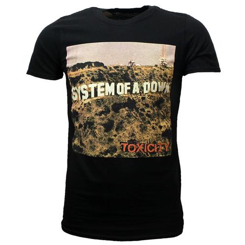 System Of A Down Toxicity Band T-Shirt Zwart - Officiële, Kleding | Heren, T-shirts