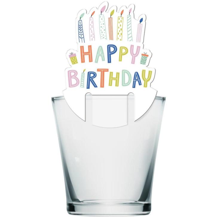 Gekleurde Glasmarkers Eco 6st, Hobby en Vrije tijd, Feestartikelen, Nieuw, Verzenden