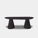 Tafel organisch eikenhout  Set Kegelpoot  270x120, Huis en Inrichting, Nieuw