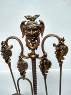 Openhaard accessoire - Gothic - Gegoten messing - Teufel,