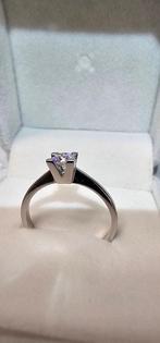 Verlovingsring - 18 karaat Witgoud - Oro 18 e Vvs1, Handtassen en Accessoires
